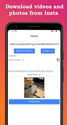 Insta Downloader android App screenshot 3